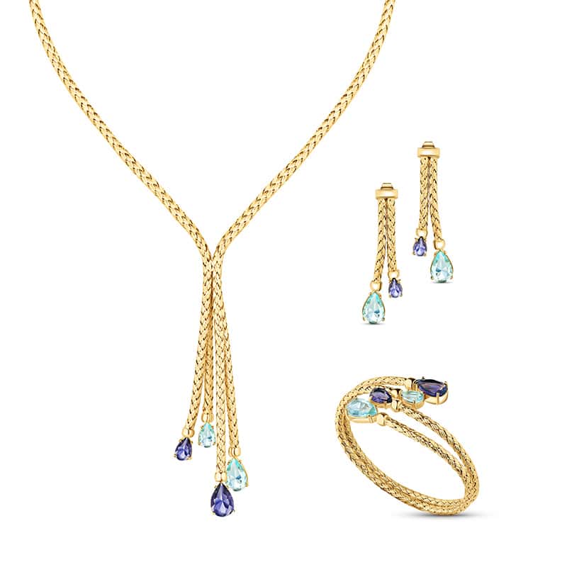 Italian Bellissimo Bracelet, Necklace & Earring Set